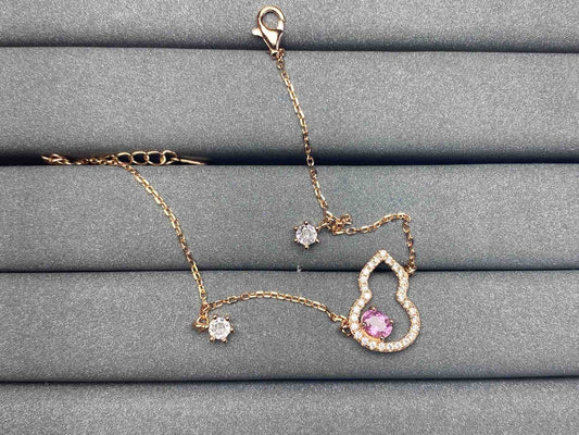 A598 Pink Sapphire Bracelet