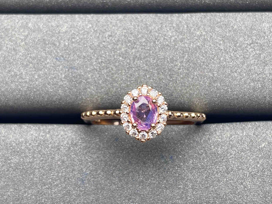 A604 Pink Sapphire Ring