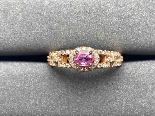 A610 Pink Sapphire Ring
