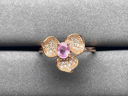 A612 Pink Sapphire Ring
