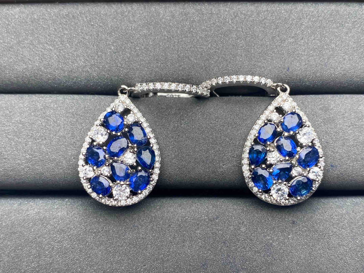 A6139 Blue Sapphire Earrings