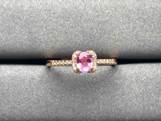 A618 Pink Sapphire Ring