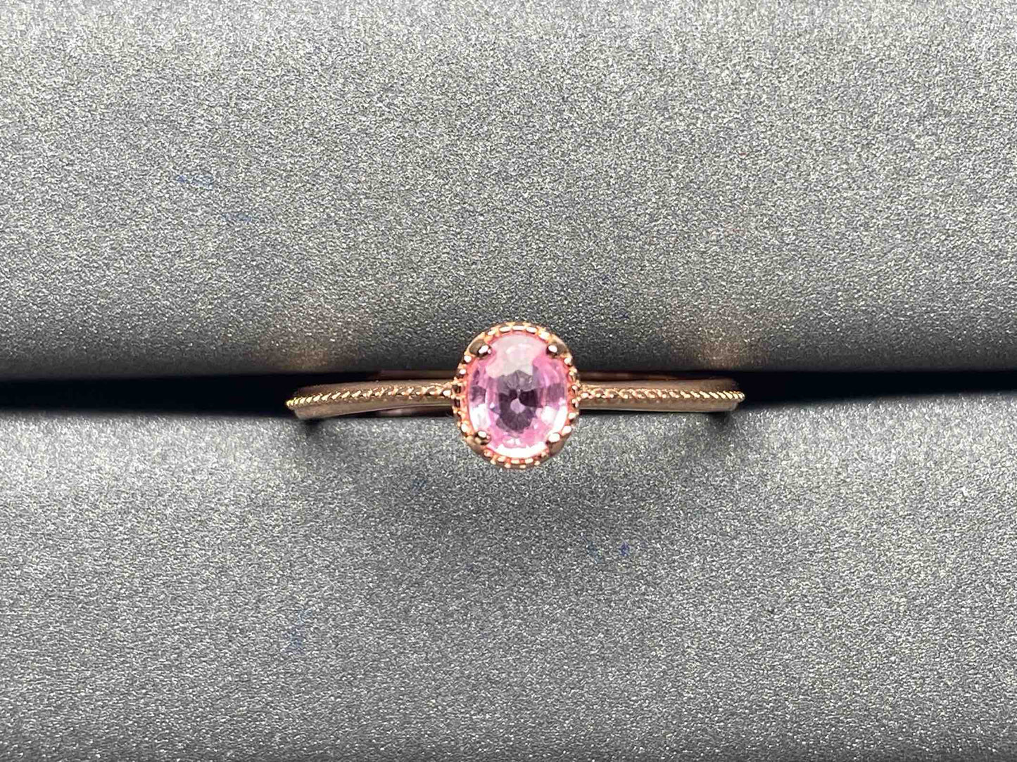 A619 Pink Sapphire Ring