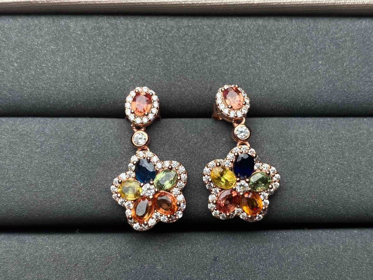 A6672 Sapphire Earrings