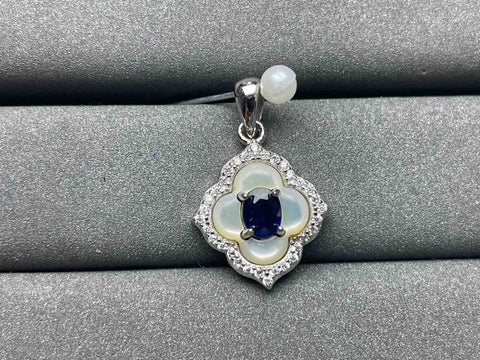 A792 Blue Sapphire Pendant