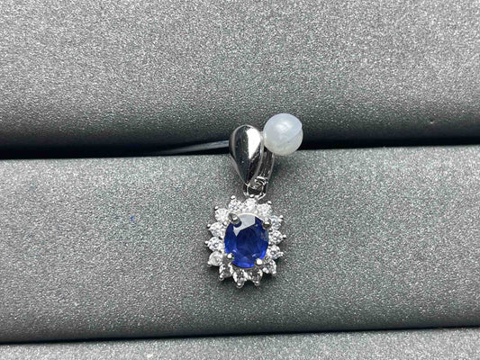 A798 Blue Sapphire Pendant