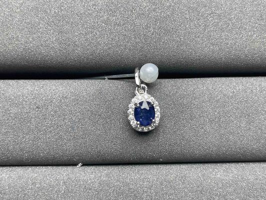 A801 Blue Sapphire Pendant