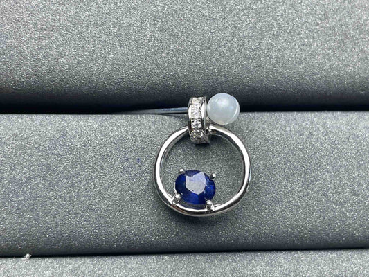 A806 Blue Sapphire Pendant