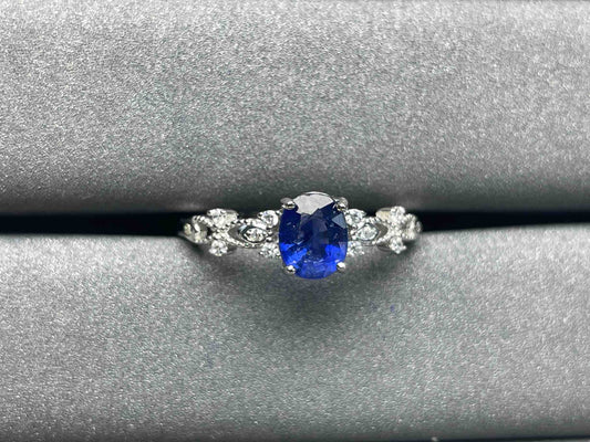 A822 Blue Sapphire Ring