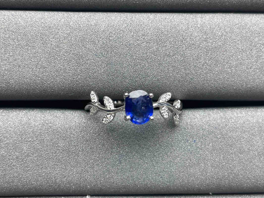 A826 Blue Sapphire Ring