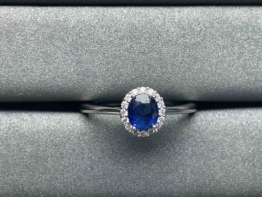A830 Blue Sapphire Ring