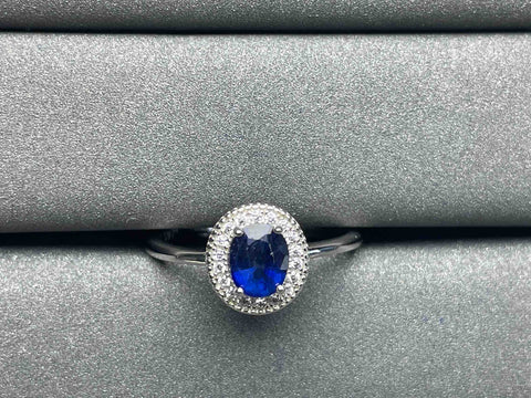 A831 Blue Sapphire Ring