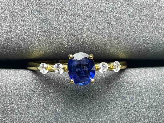 A832 Blue Sapphire Ring