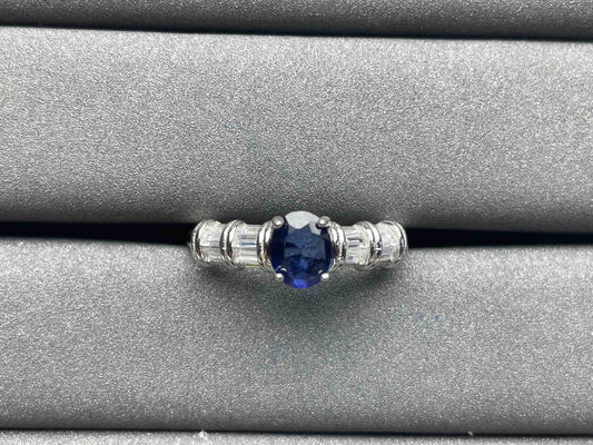 A835 Blue Sapphire Ring