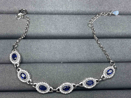A854 Blue Sapphire Bracelet