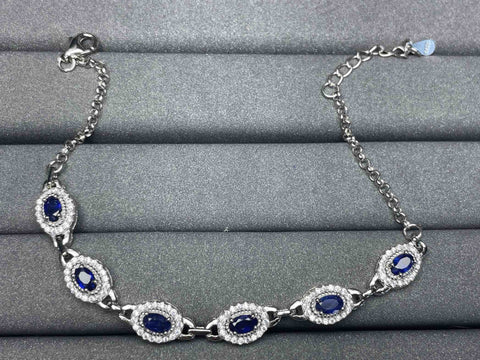 A854 Blue Sapphire Bracelet