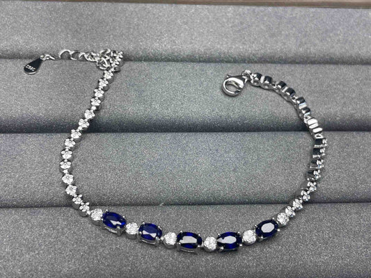 A856 Blue Sapphire Bracelet