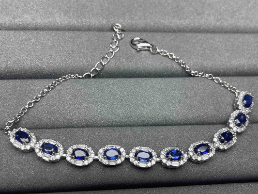 A861 Blue Sapphire Bracelet