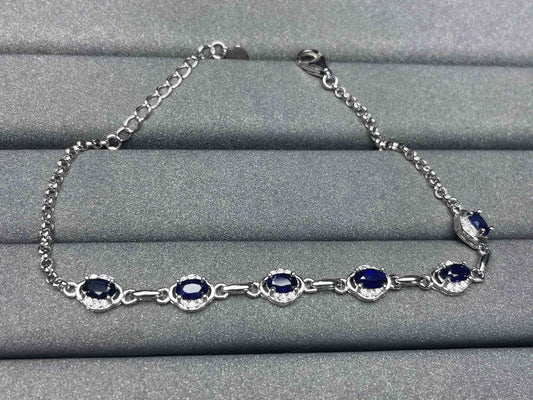A862 Blue Sapphire Bracelet