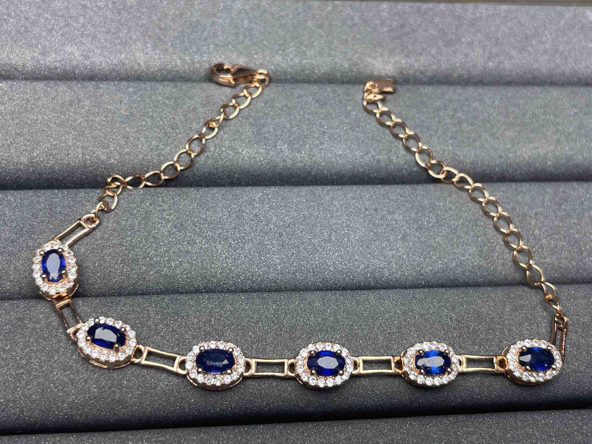 A863 Blue Sapphire Bracelet