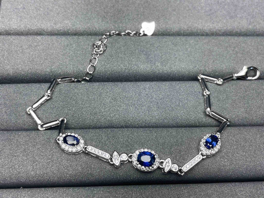 A866 Blue Sapphire Bracelet