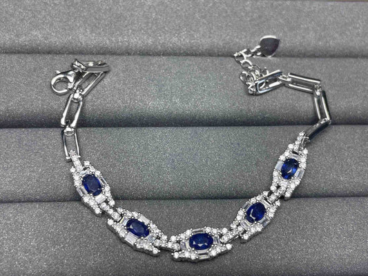 A868 Blue Sapphire Bracelet