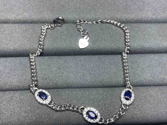 A870 Blue Sapphire Bracelet
