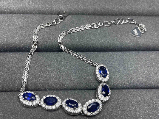 A871 Blue Sapphire Bracelet