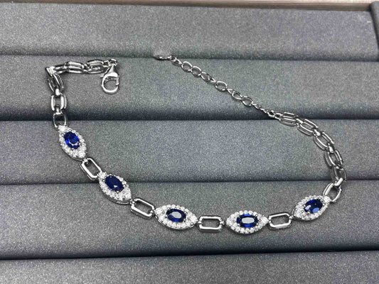 A872 Blue Sapphire Bracelet