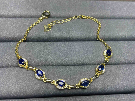 A874 Blue Sapphire Bracelet