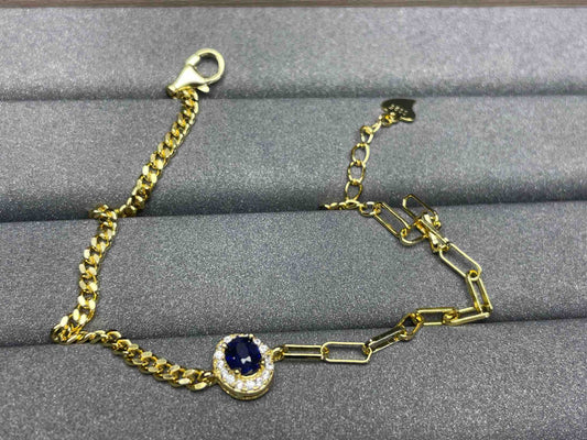A875 Blue Sapphire Bracelet