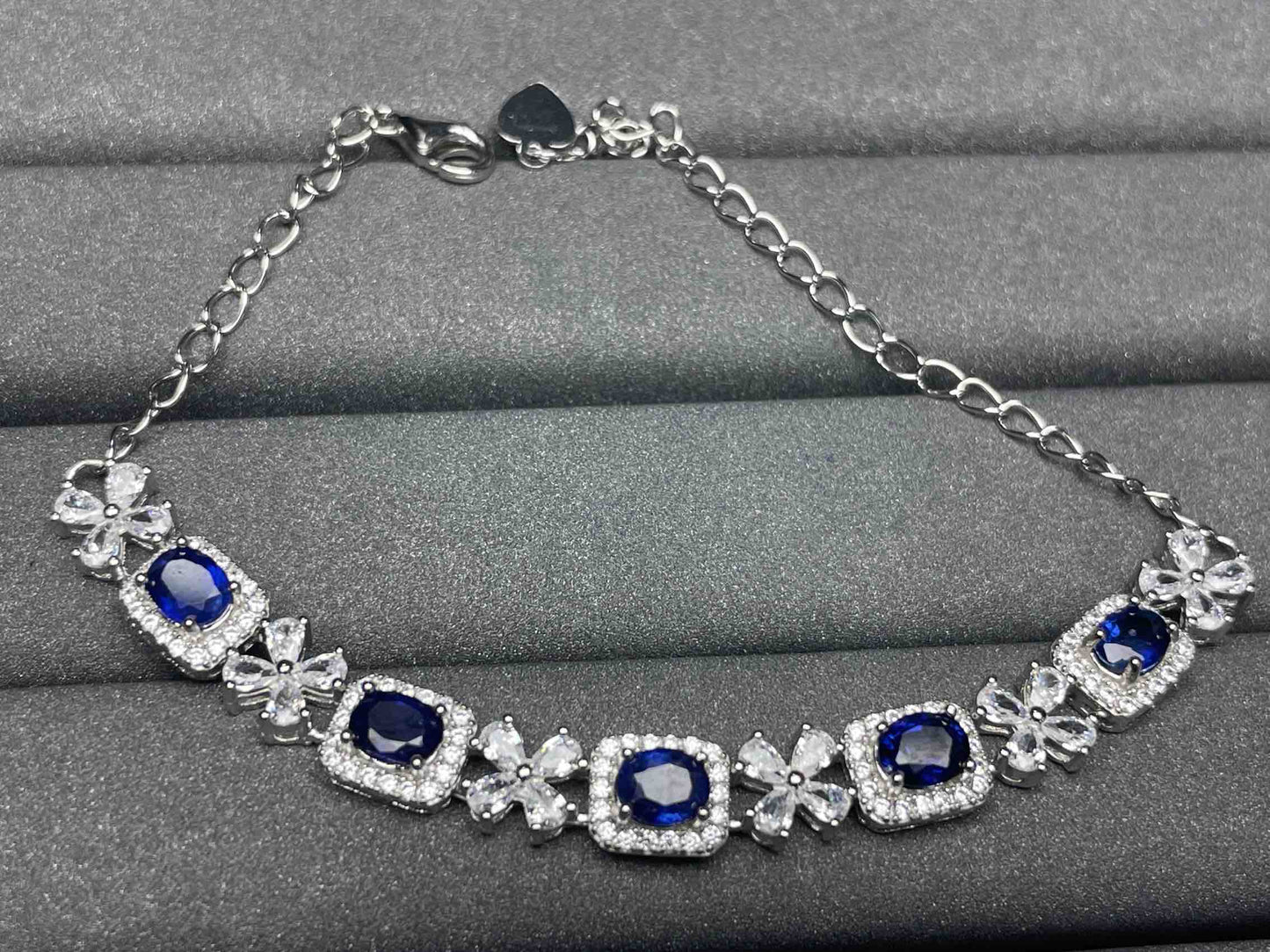 A876 Blue Sapphire Bracelet