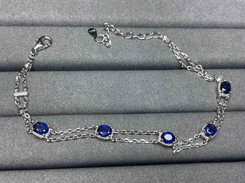 A878 Blue Sapphire Bracelet