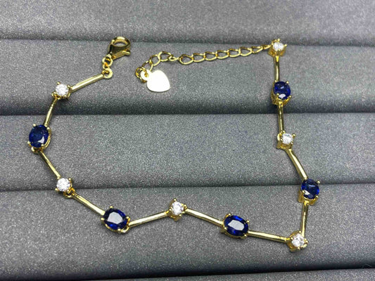 A879 Blue Sapphire Bracelet