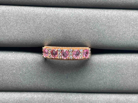 A887 Pink Sapphire Ring