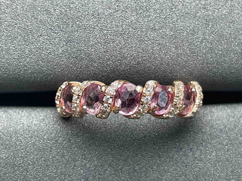 A891 Pink Sapphire Ring