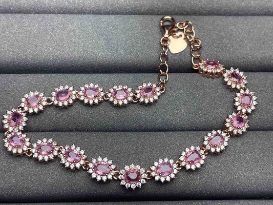 A892 Pink Sapphire Bracelet