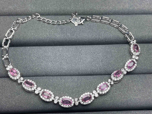 A893 Pink Sapphire Bracelet