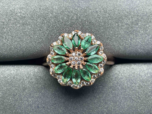 A924 Emerald Ring