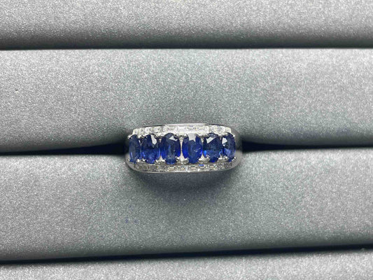 A964 Blue Sapphire Ring