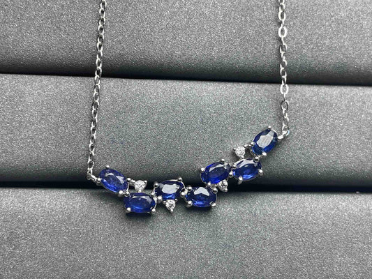 A966 Blue Sapphire Necklace