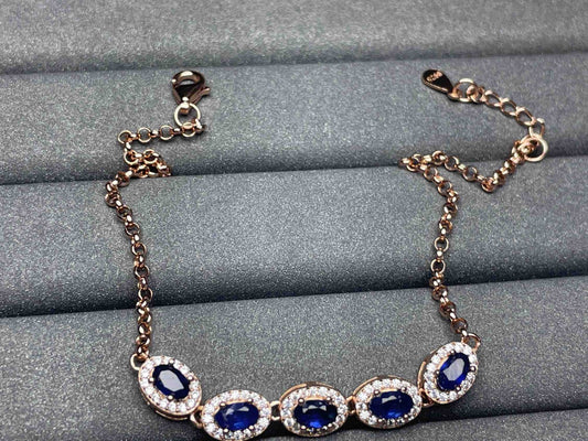 A967 Blue Sapphire Bracelet