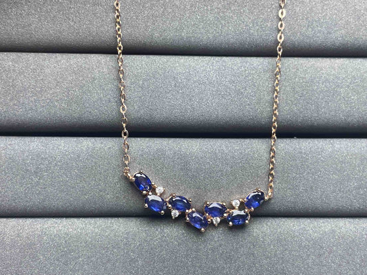 A968 Blue Sapphire Necklace