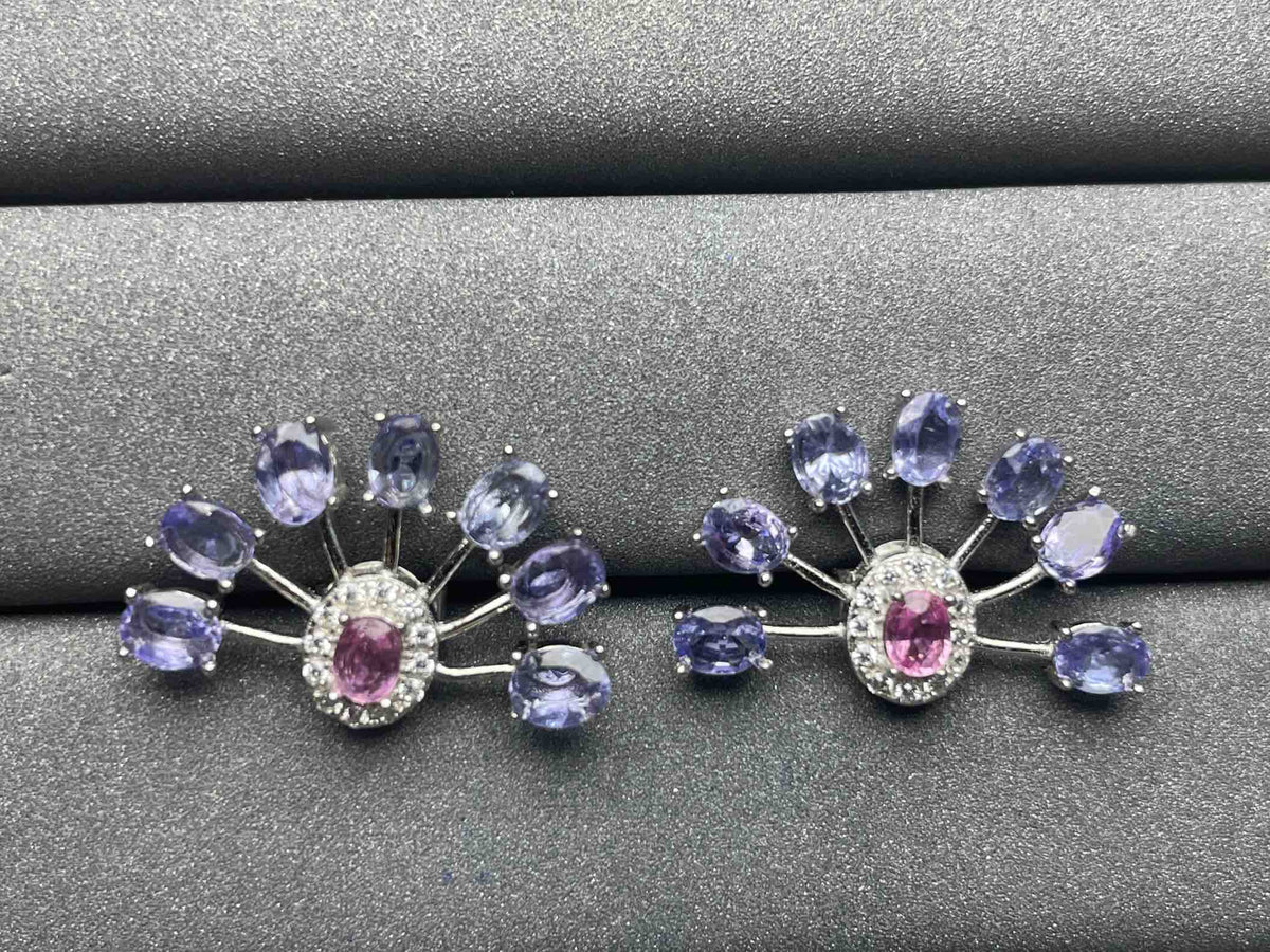 A977 Sapphire Earrings