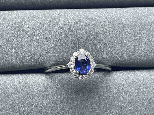 A988 Blue Sapphire Ring