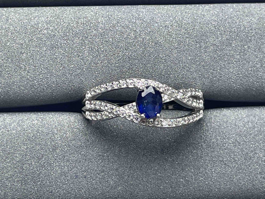 A993 Blue Sapphire Ring