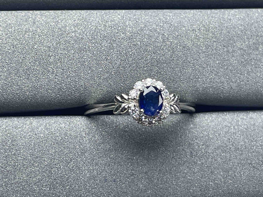 A996 Blue Sapphire Ring