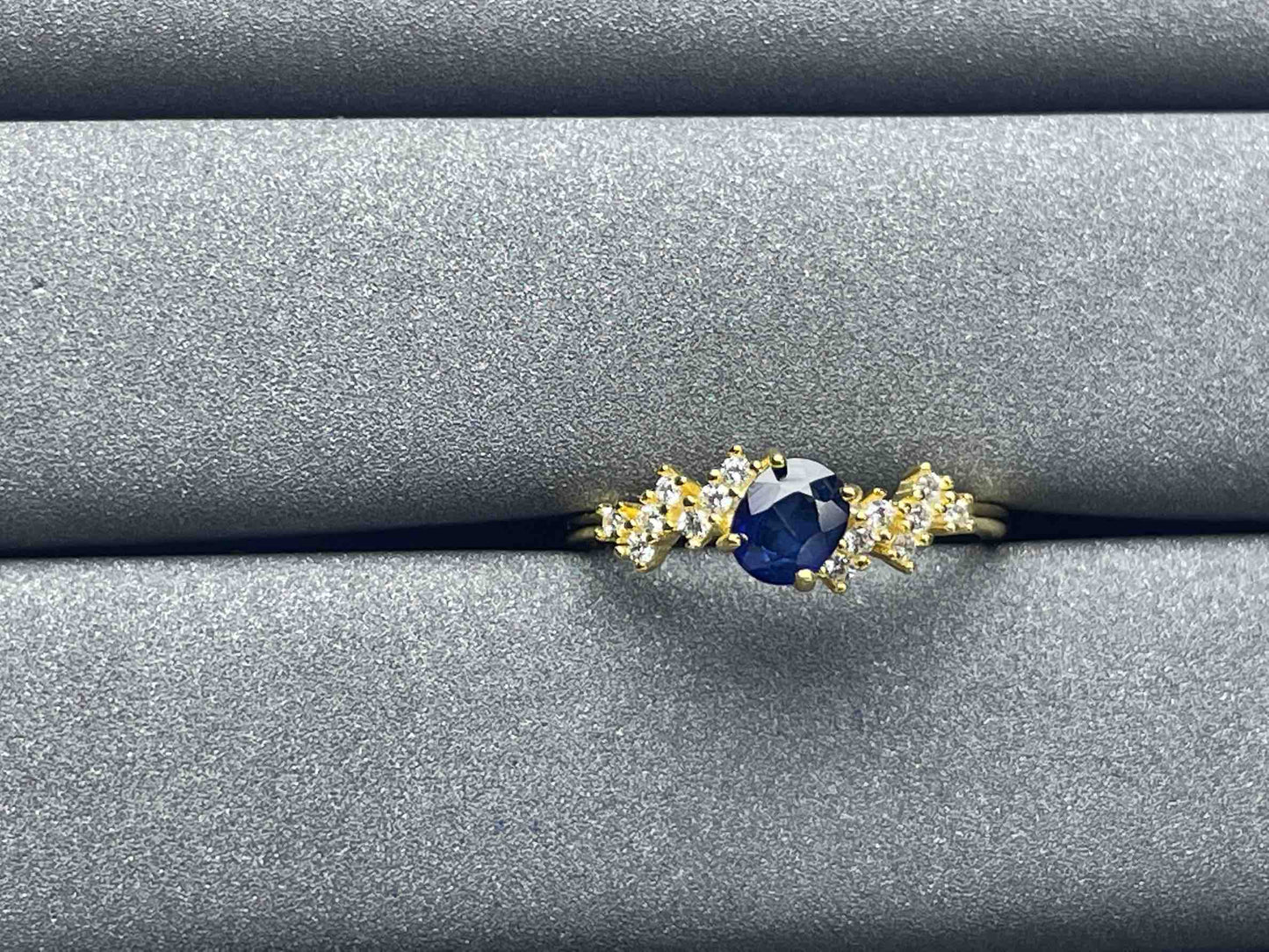 A998 Blue Sapphire Ring
