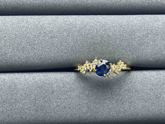 A998 Blue Sapphire Ring