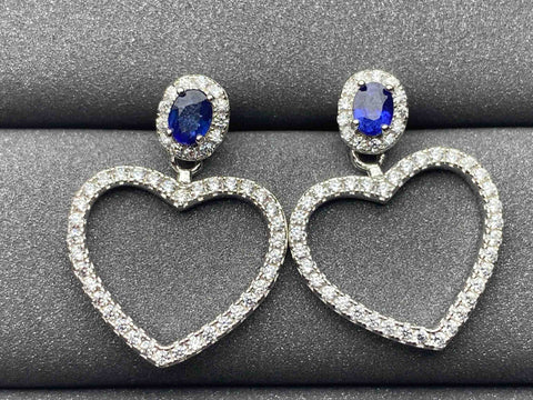 3215 Sapphire Earrings